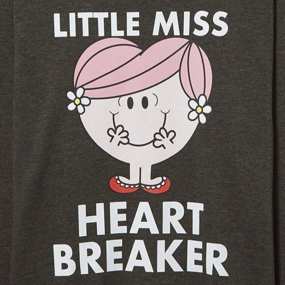 ❤️NWT VINTAGE TORRID FLEECE SWEATSHIRT - LITTLE MISS HEARTBREAKER - PLUS SIZE - Picture 2 of 11